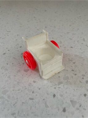 Vintage Fisher Price little people white wheelchair for Hospital